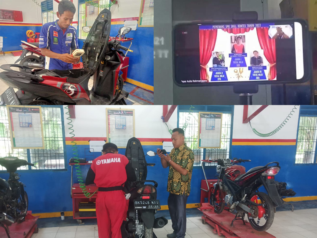 SMK N 2 Tebing TinggiSkill Kontes SMK Binaan Yamaha Tahun 2022